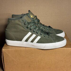 Adidas Originals Matchcourt High Top Sneakers Men’s Size 12 Green White Skate